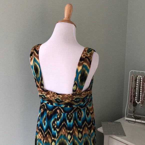 {AB Studio} Maxi Dress, L - Picture 4 of 5